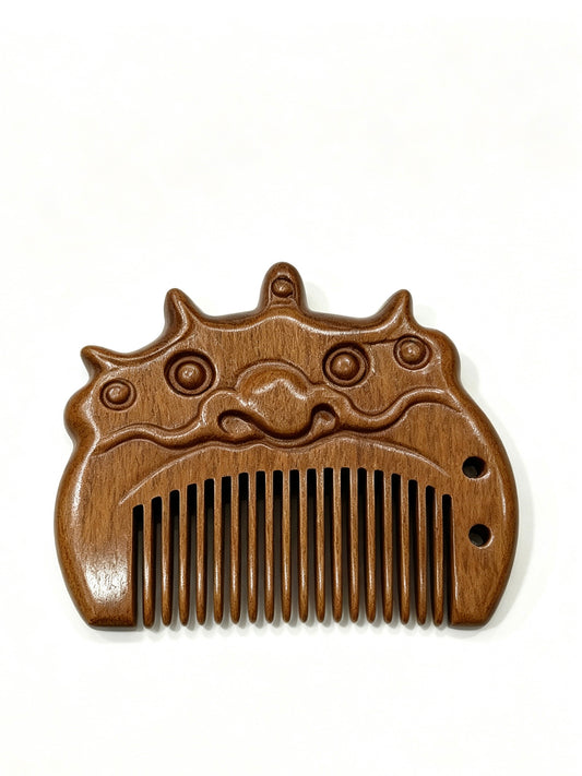 Lion Comb front view on white background