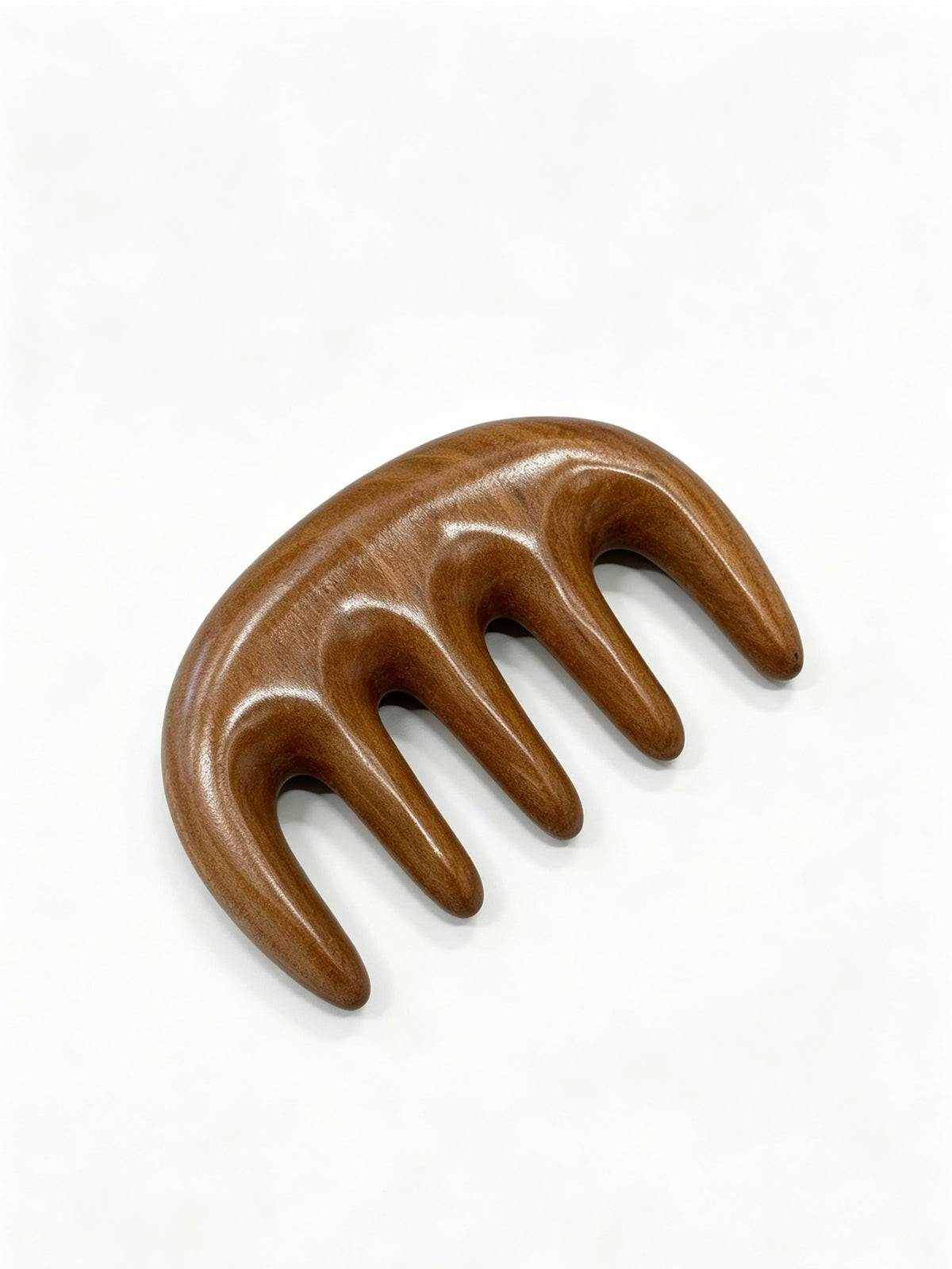 Five Tooth Massage Comb front view on white background