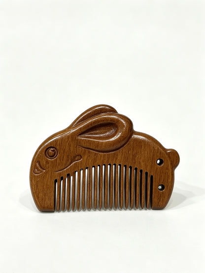 Rabbit Comb front view on white background