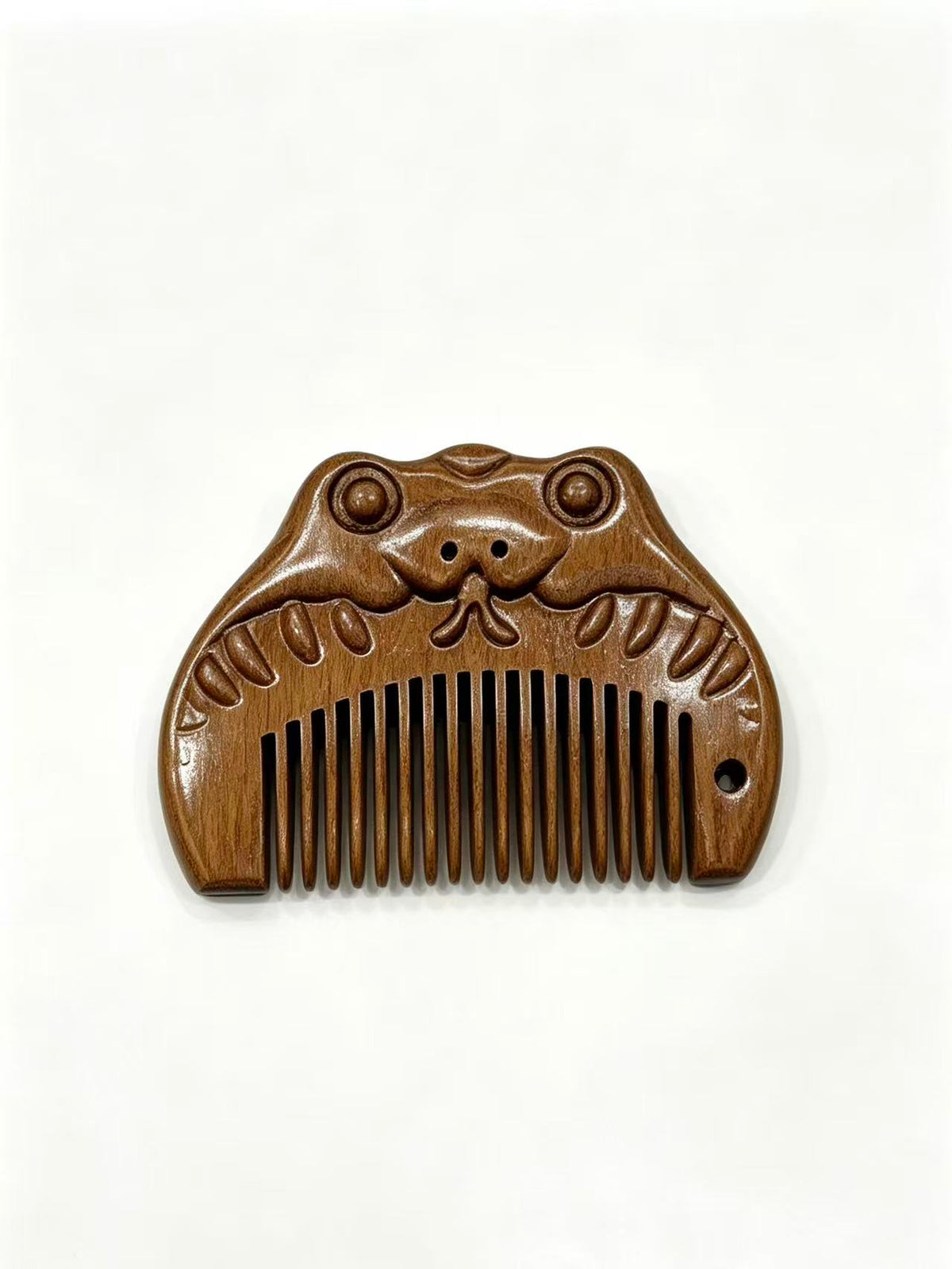 Snake Comb front view on white background